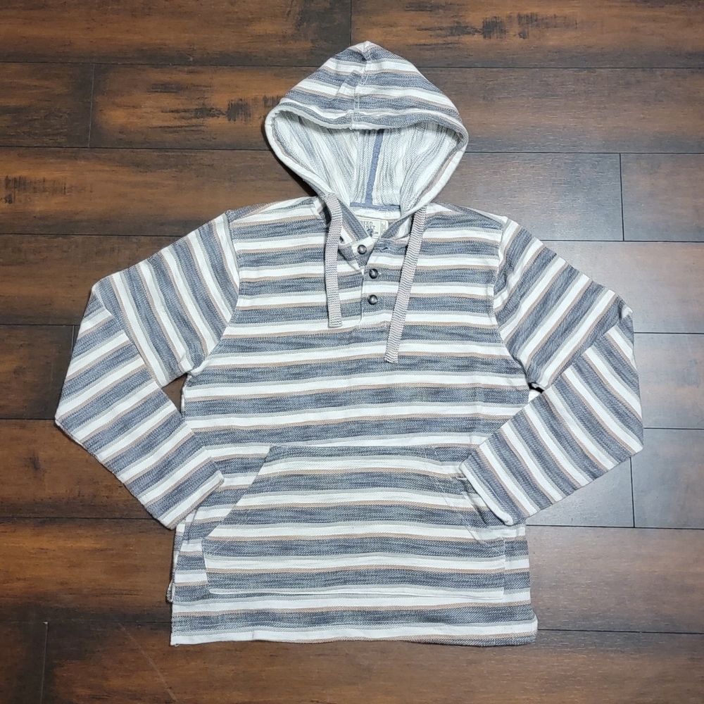 Free Planet Stripped Hoodie
